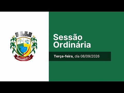 Imagem - Sessão Ordinária | 08/09/2026