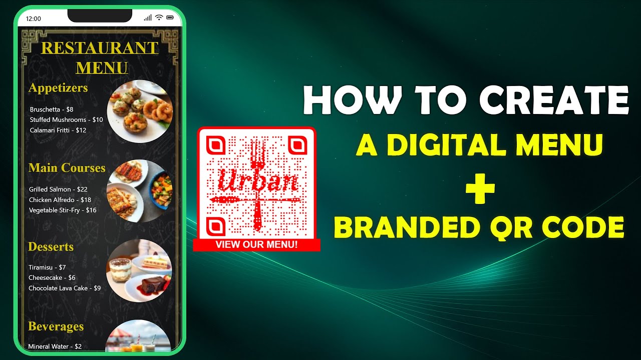 How to Make a Digital Menu with a QR Code in 3 Minutes!
