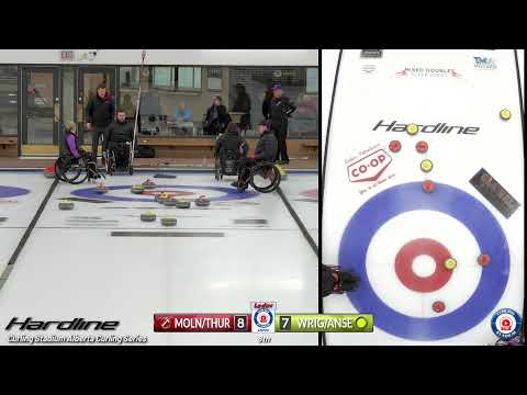 Molnar/Thurston vs. Wright/Anseeuw - Draw 7 - Leduc Mixed Doubles Wheelchair Curling Event