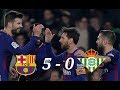 Barcelona Vs Real Betis 5-0 - La Liga - Highlights - 22/01/2018 - HD