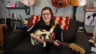 Video thumbnail for Demo & Review: Fender Jazzmaster with a Bigsby (Magnificent 7 American Special Series) from 2016 by Get Offset