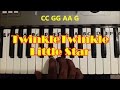 Easy Twinkle Twinkle Little Star Piano Keyboard Tutorial