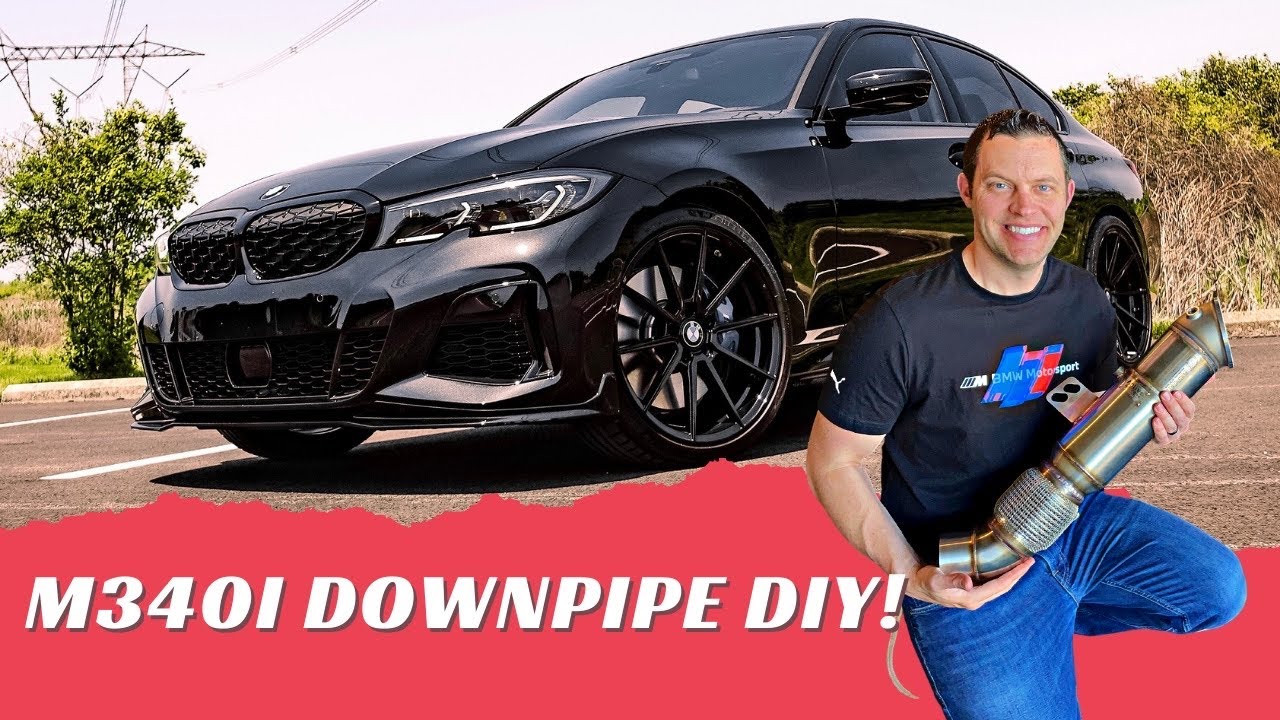 How To Install A Downpipe On Your BMW B58 M340i! Active Autowerke