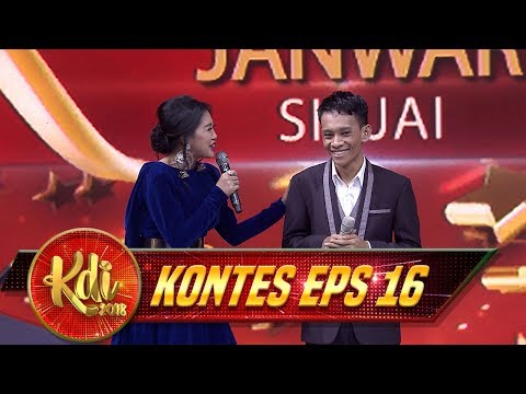 Janwar Tegang Banget Deket Sang Idola, Erie Susan - Kontes KDI Eps 16 (27/8)
