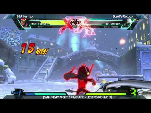 UMVC3: SBA Harrison vs ScruffyRaccoon - Saturday Night Snapback 6.2