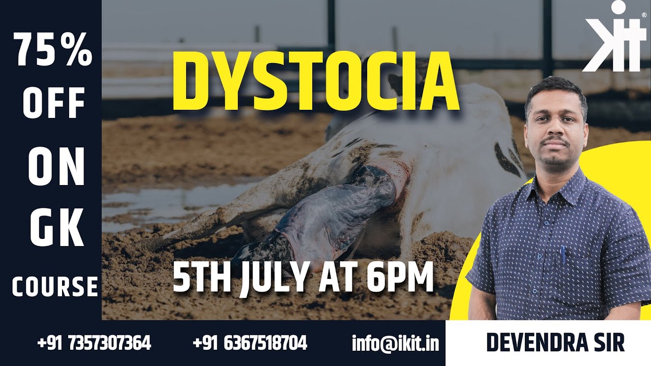 #Dystocia Live Class By Devendra Sir || LSA || kitinapp  || KIT-IN App ||