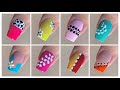 10+ Easy nail art designs with household items || Diy nail art designs at home