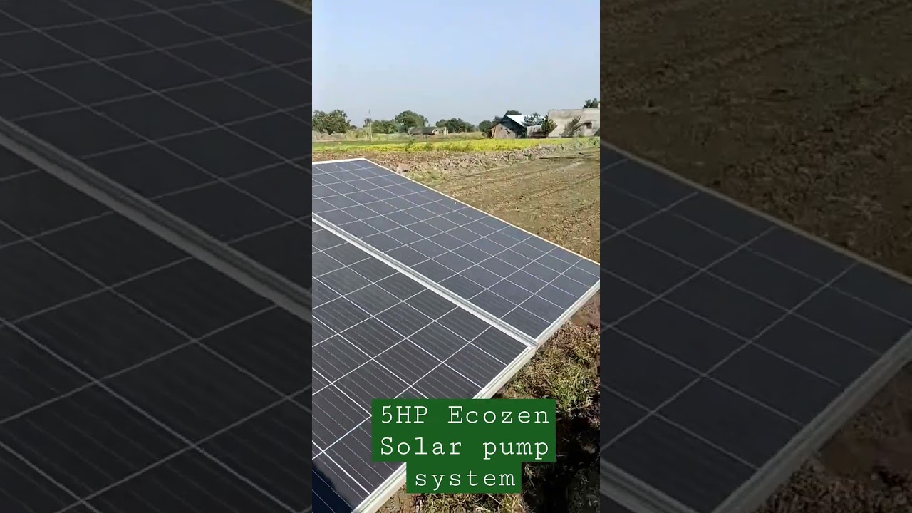 5HP ECOZEN SOLAR PUMP SYSTEM