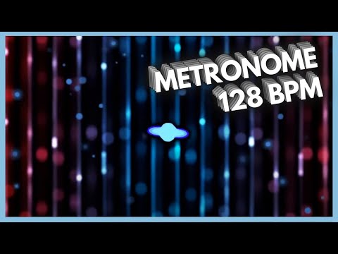 128 BPM Metronome | 10 minute metronome 128bpm [4k]