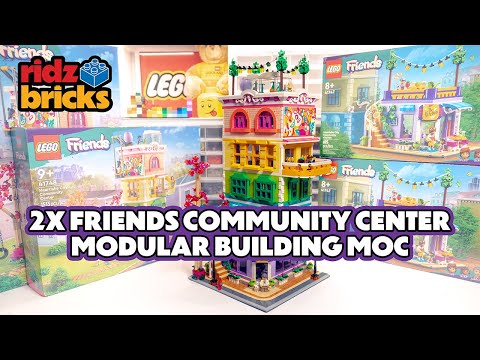 Größtes modulares LEGO-Gebäude – Friends Community Center MOC Remix