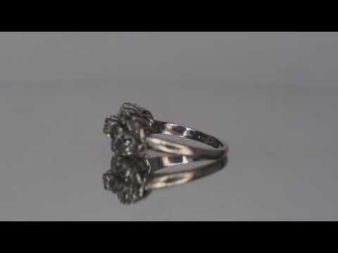 Vintage 1940 Triple-Row Diamond Wedding Band, 1.20cttw Marquise & Old Euro Diamonds G VS1, ATL #256A