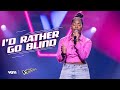 Angie-Rachelle - 'I'd Rather Go Blind' | The Blind Auditions | The Voice van Vlaanderen | VTM