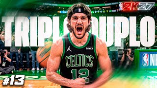 MEU 1° TRIPLO DUPLO ENTROU PRA HISTÓRIA | NBA 2K27 Modo Carreira (Ep.13)