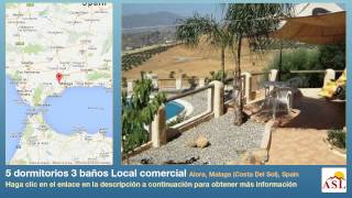 preview picture of video '5 dormitorios 3 baños Local comercial se Vende en Alora, Malaga (Costa Del Sol), Spain'