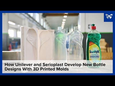 How Unilever and Serioplast Develop New Bottle Designs With 3D Printed Molds