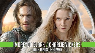 The Rings of Power: Morfydd Clark and Charlie Vickers on the Sundering Seas & Favorite LOTR Scene video