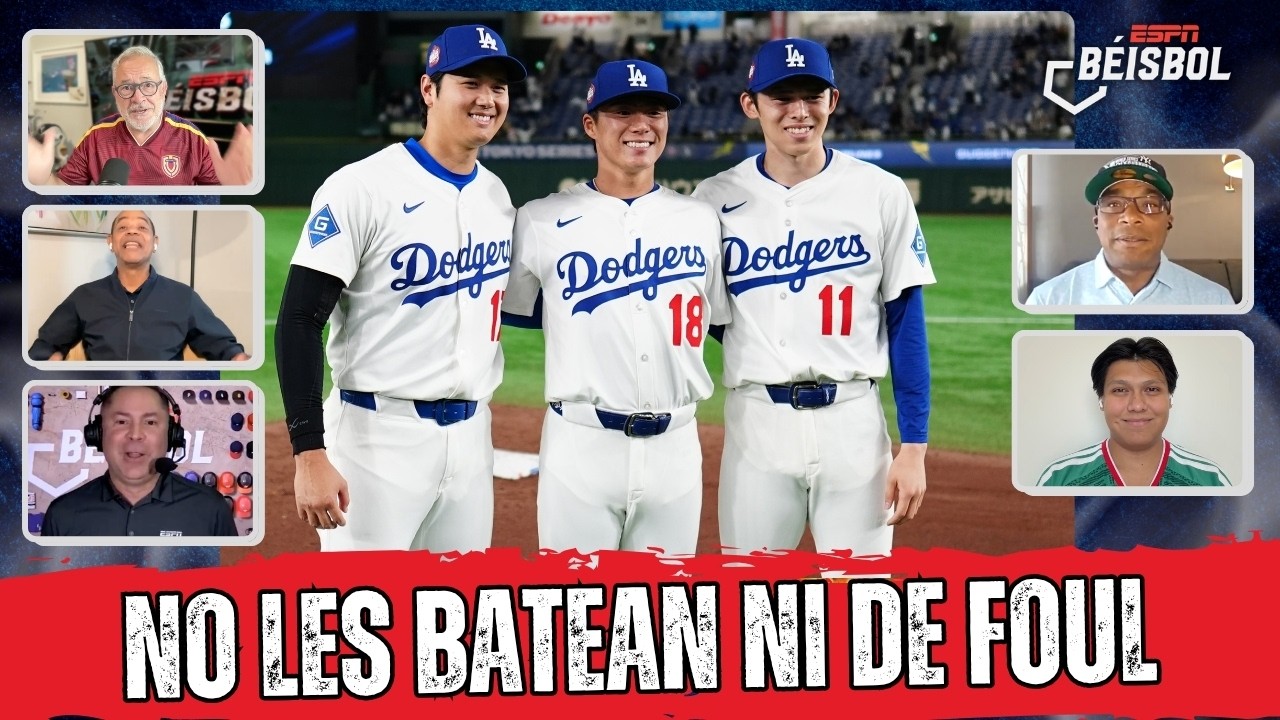 A OHTANI, YAMAMOTO y SASAKI no le dan NI FOUL. Los japoneses de DODGERS dominan | ESPN Beisbol