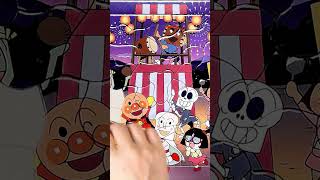 アンパンマン おもちゃ 子供向けパズル アンパンマンとウキウキおまつり 65ピースをやってみた！ #shorts