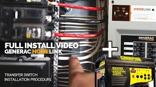 How I Installed the Generac Generator Transfer Switch | Full Install | Home Link