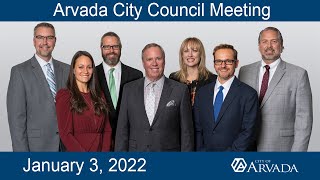 Preview image of Arvada City Council Meeting - January 3, 2022
