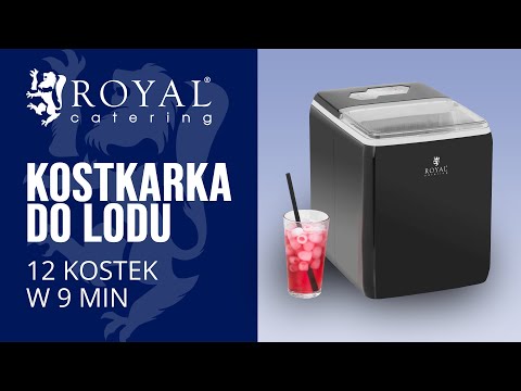 Video - Kostkarka do lodu - 12 kg/dobę