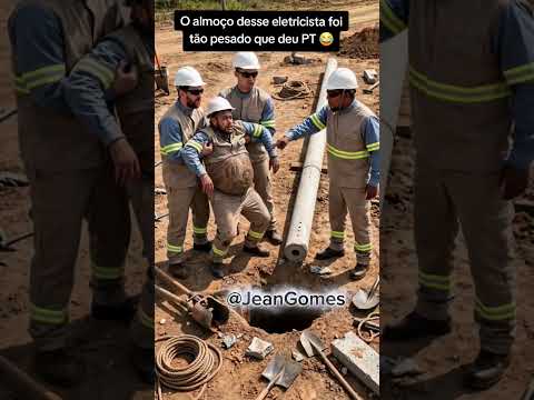 O almoço desse eletricista foi tão pesado que deu PT 😂#tucurui #para #brasil #eletricista