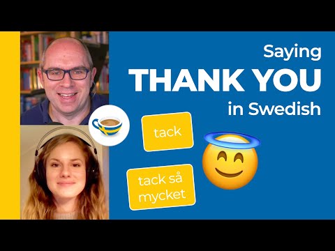 7 ways of saying THANK YOU in Swedish