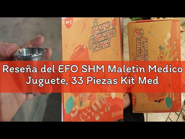 Vídeo relacionado con EFO SHM Maletin Medico Juguete, Maletin Veterinaria Juguetes con Perritos, Real Estetoscopio, Termómetro, Maletín de Médico Portátil, Kit Medico Infantil Juguetes Regalo para Niñas Niños 3 Años