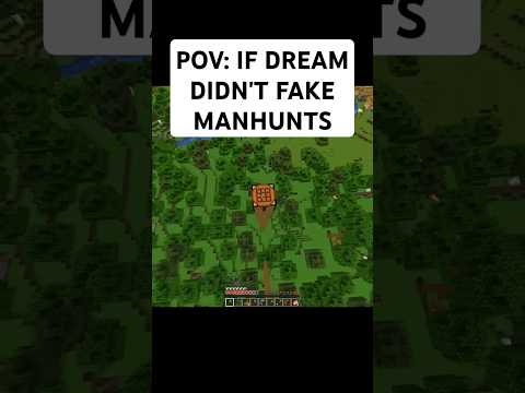 POV: If Dream's Manhunts Weren't Staged🤯#dream #minecraft #daquavis