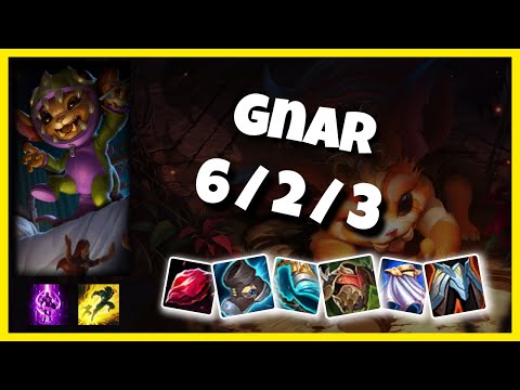 Gnar vs Viego 11.5 Top Lane S11 Challenger Gameplay (6/2/3) - BR