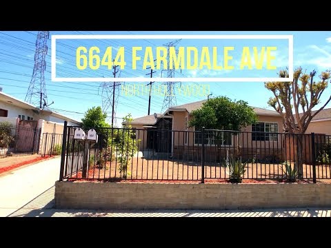 6644 Farmdale Ave, North Hollywood - FOR SALE