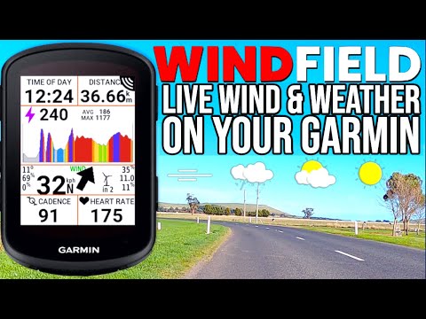 Live Wind and Weather on your Garmin //  WindField 🌬️🌧️☀️
