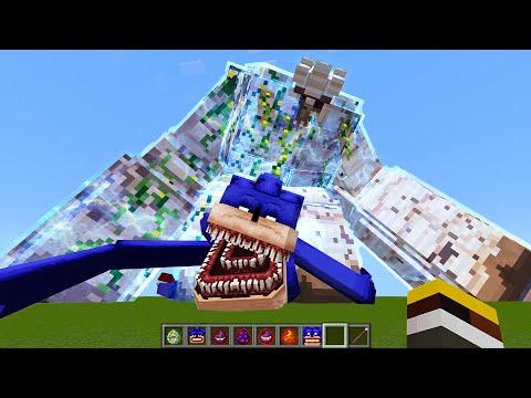 Shin Sonic vs TITAN Golem! in Minecraft!