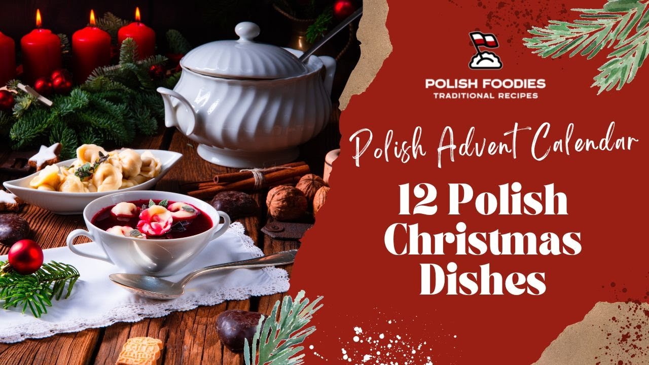 What do the 12 dishes served at a Christmas meal in Poland represent