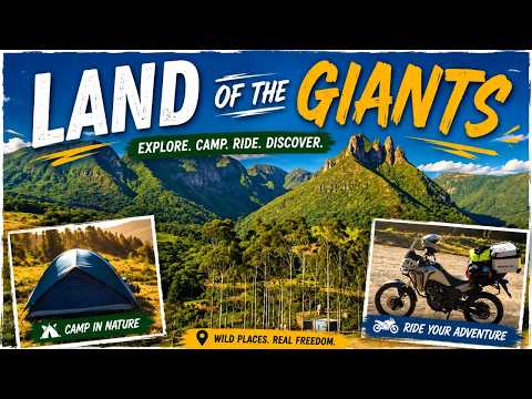 Visiting The Best Campsites In Brazil 🇧🇷 Motorcycle Camping Adventure in Alfredo Wagner sc .