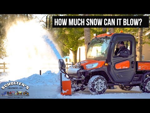 RTV-X1100C With Kubota K-Connect Snowblower
