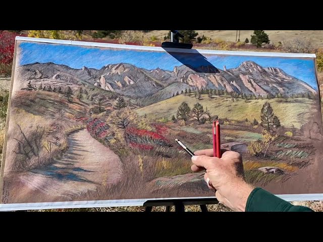 Plein-air, South Mesa Trail, Boulder, October 17-18, 2022