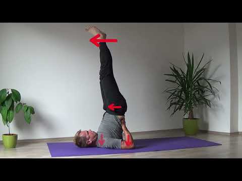 Achtsamkeit mit Yoga und Feldenkrais (11) – Yoga (5) – Schulterstandzyklus, einfach