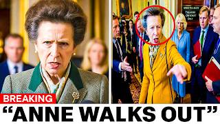 Princess Anne STORMS OUT After Treasury Officials Confirm Camilla Was Bypassed In The New Civil List