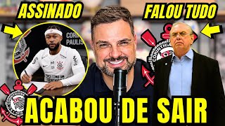 🛑URGENTE🛑 MEMPHIS ASSINA COM O CORINTHIANS POR MAIS 2 ANOS! STABILE FALOU DA RENOVAÇÃO! 