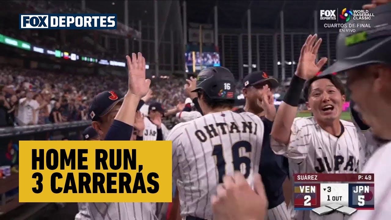 😤🇯🇵 HOME RUN, 3 CARRERAS Shota Morishita | Venezuela 2-5 Japón | WBC 2026