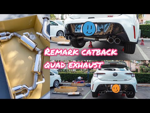 Modifying 2019 Toyota Corolla Hatchback - Remark Catback Quad Exhaust