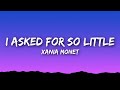 Xania Monet - I Asked For So Little (Lyrics)