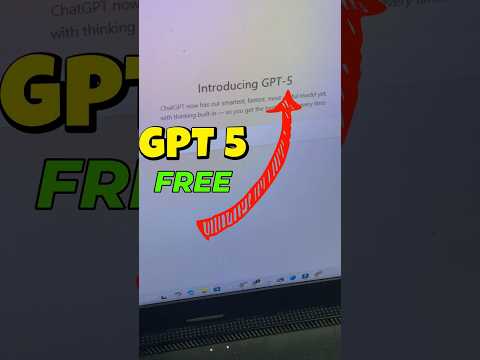 GPT 5 FREE link here | chat gpt 5 #GPT5 #ArtificialIntelligence #AI #openai