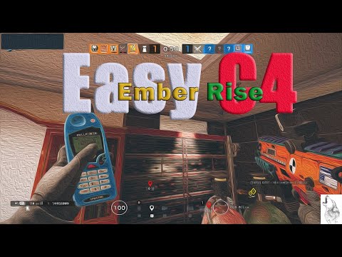 All new easy c4 tricks and spots - Ember Rise | Rainbow six seige