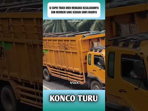 Kaca spion sampai pecah akibat disenggol truck yang maksa nyalip #shorts