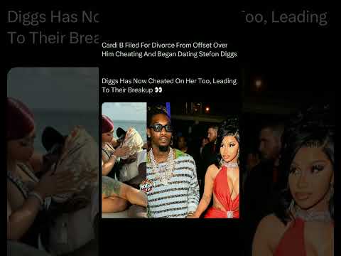 Cardi B LEAVES Offset for Stefon Diggs… But He CHEATED TOO?! | Drama Gets Messy!#shorts