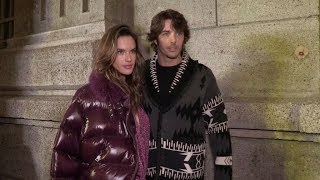 Alessandra Ambrosio, Joan Smalls and more front row for the Moncler Fashion Show in Milan