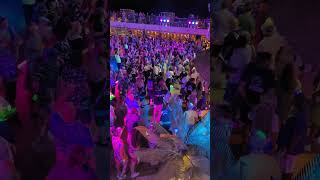 80s Rock and Glow Party on the Carnival Celebration #carnival #celebration