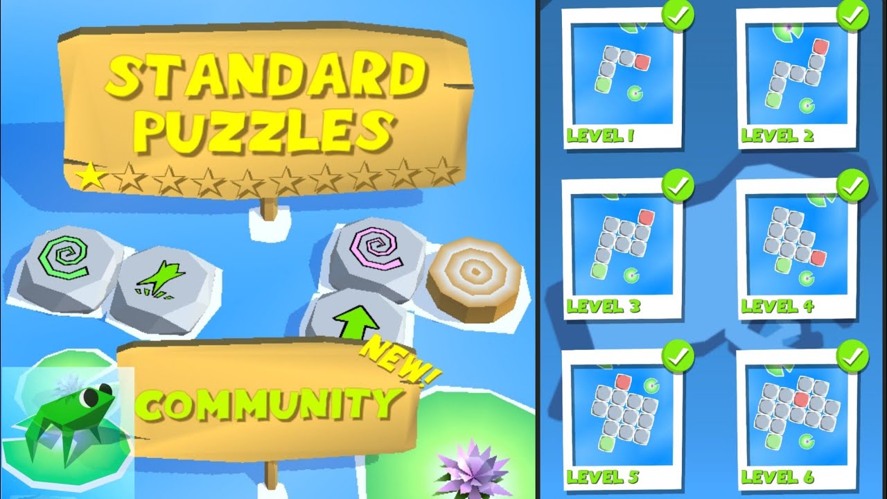 Frog Puzzle | Level 1 - 6
